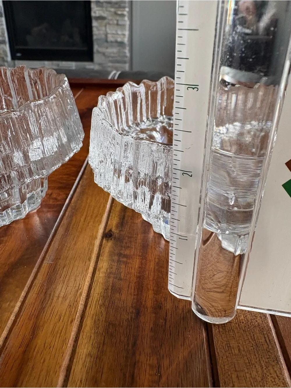 Vtg iittala Finland Stellaria TeaLight Votive Candle Holder Tapio Wirkkala Pair